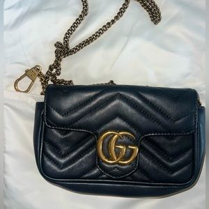 GG Marmont matelasse leather super mini bag GUCCI